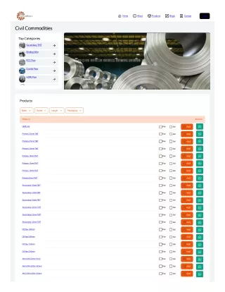 Civil Commodities for Efficient Construction