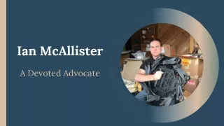 Ian McAllister - A Devoted Advocate