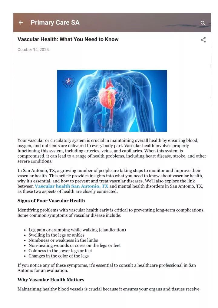 primary care sa