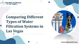 Top Water Filtration Systems in Las Vegas