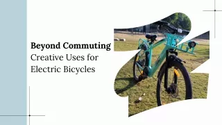 beyond commuting creative uses for electric