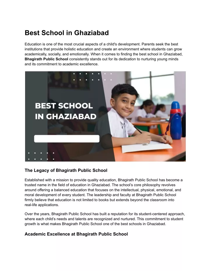 best school in ghaziabad