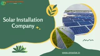 solar installation company