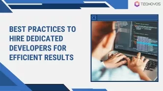 best practices to hire dedicated developers