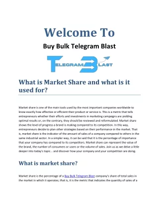 welcome to buy bulk telegram blast
