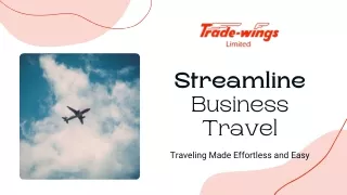 Streamline Business Travel