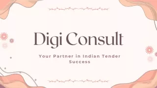 Digi Consult Specialty - Best Tender Bidding Support in India