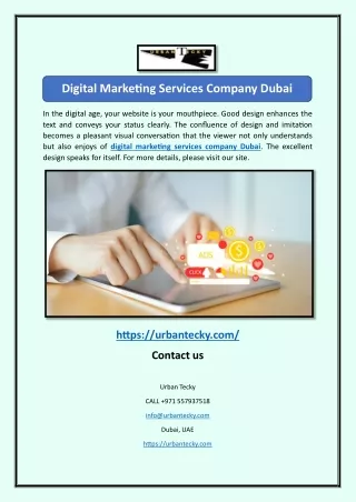 Digital Marketing Services Company Dubai