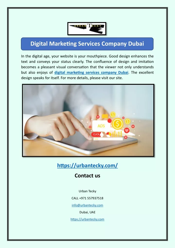 digital marketing services company dubai