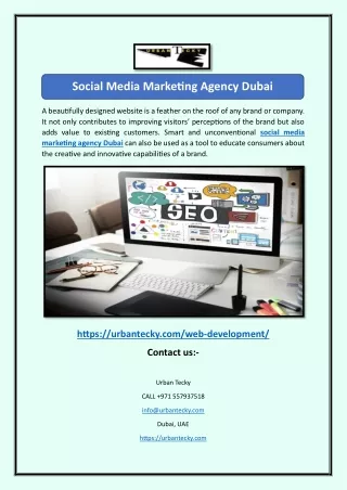 Social Media Marketing Agency Dubai