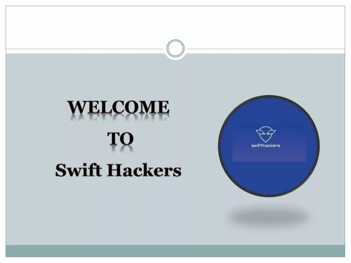 welcome to swift hackers