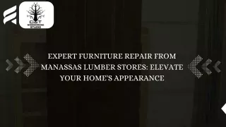 Professional Furniture Repair and Custom Closet Solutions in Manassas, VA