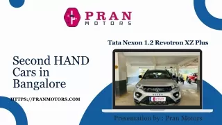 Discover Used Tata Nexon in Bangalore | Reliable Second Hand Autocar Dealer