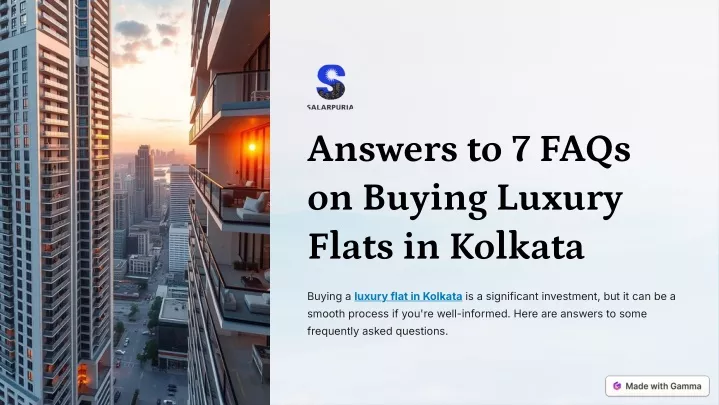 answers to 7 faqs on buying luxury flats