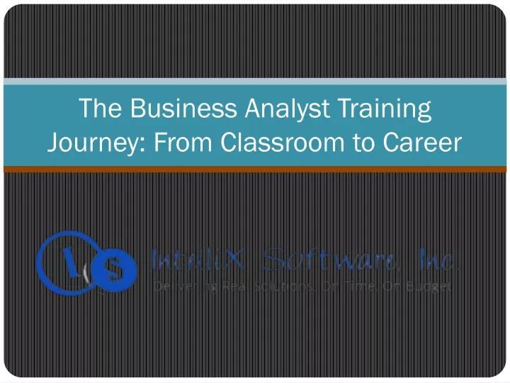 the business analyst training journey from classroom to career