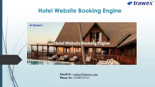 hotel website booking engine