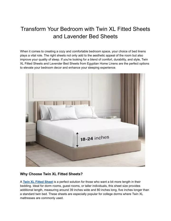 transform your bedroom with twin xl fitted sheets