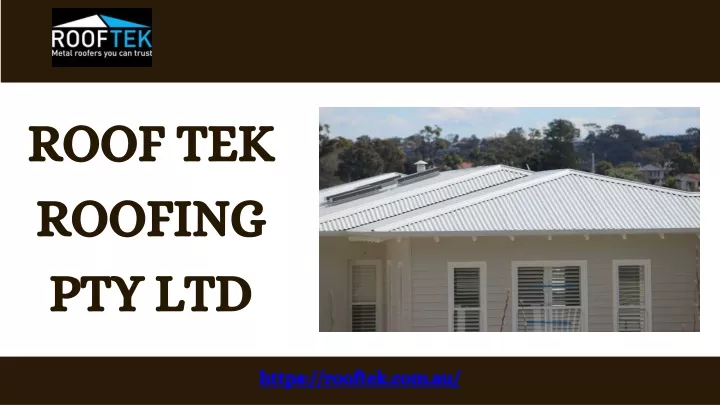 roof tek roofing pty ltd