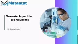 elemental impurities testing market