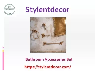 Bathroom Accessories Set