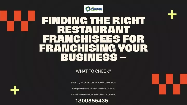 finding the right restaurant franchisees