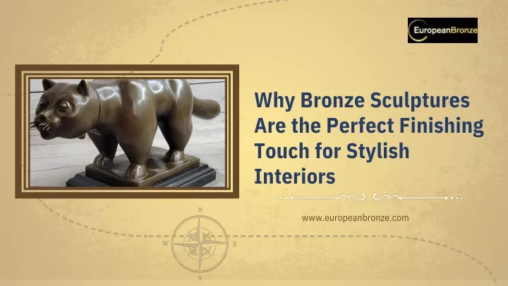 why bronze sculptures are the perfect finishing