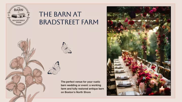 the barn at bradstreet farm