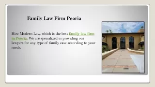 Family Law Firm Peoria