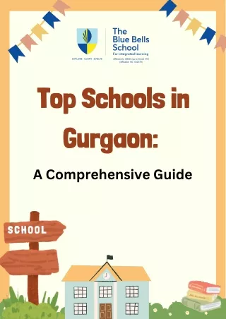 Top Schools in Gurgaon- A Comprehensive Guide