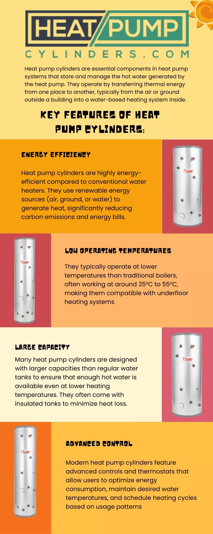 heat pump cylinders are essential components