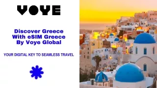 Instant Connection, Infinite Adventures: eSIM Greece