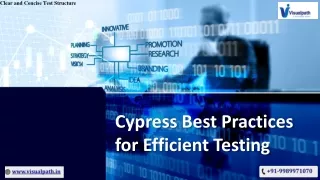 cypress best practices for efficient testing
