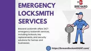 emergency locksmith services