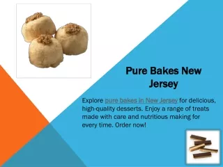 Pure Bakes New Jersey