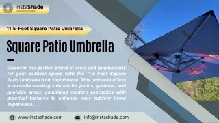 Square Patio Umbrella