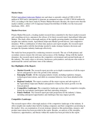 Agricultural Adjuvants Market