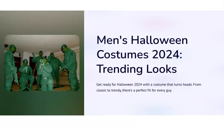 men s halloween costumes 2024 trending looks