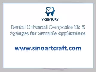 Dental Universal Composite Kit  5 Syringes for Versatile Applications