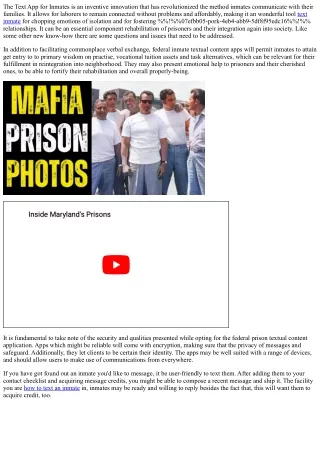 the text app for inmates is an inventive