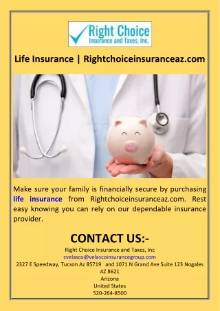 Life Insurance  Rightchoiceinsuranceaz.com