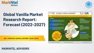 global vanilla market research report forecast