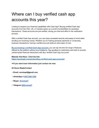 Buy Verified Cash App Accounts - BTC Enabled & Cash Card Active