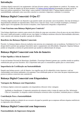 “Balanca digital comercial e sustentabilidade, como se relacionam?”