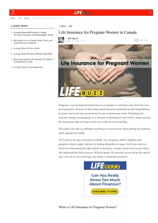 Navigating Life Insurance with Gestational Diabetes