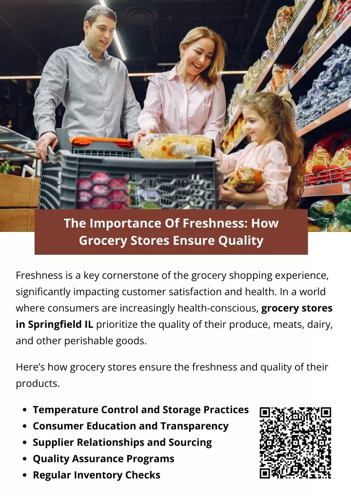 the importance of freshness how grocery stores