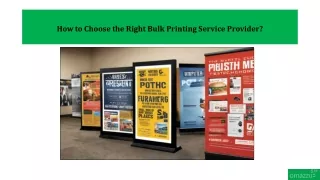 How to Choose the Right Bulk Printing Service Provider