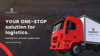 your one stop solution for logistics