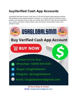 buy Verified Cash App Accounts