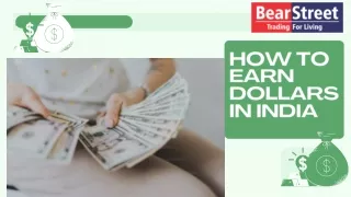 How to Earn Dollars in India