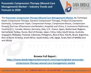 Pneumatic Compression Therapy (Wound Care Management) Market